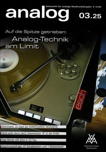 Tijdschrift ANALOG voor analoge muziekweergave NIEUWE EDITIE