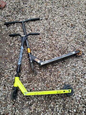 Twee gebruikte stuntsteps gratis/ruilen