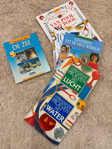 Diverse kinderboeken: Proeven, zee