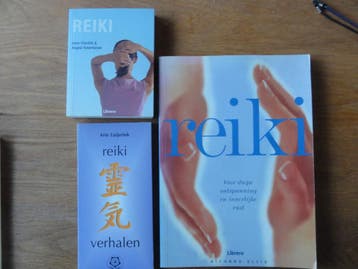 3 Reiki boeken Charlish Robertshaw Luijerink Ellis