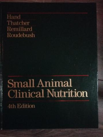 Smal animal clinical nutrition
