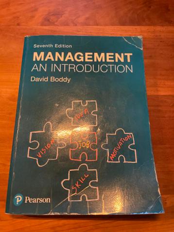 Management: An Introduction - David Boddy