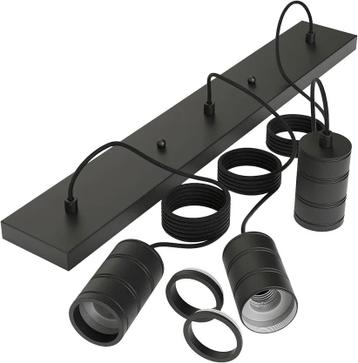 Calex industriële pendel/ hanglamp inclusief 3 lampen