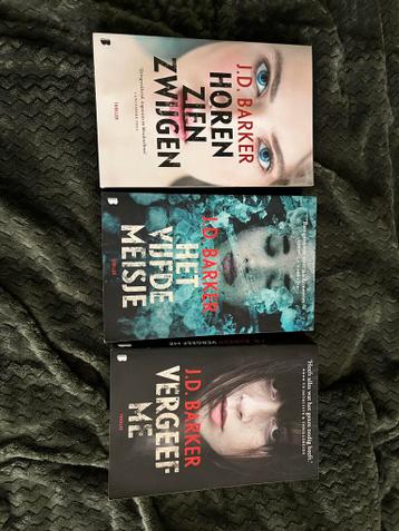 J.D. Barker Thriller Collectie - 3 Boeken