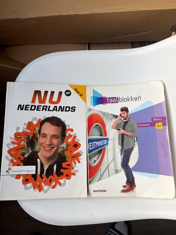 Mbo niveau 2/3 schoolboeken Nederlands & engels