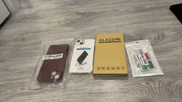 Iphone 13 hoesjes, screenprotector en camera protector.