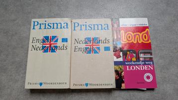Engels-Nederlands woordenboeken + reisgids Londen
