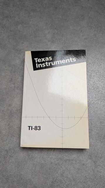 Handleiding Texas Instruments TI-83 Grafische Rekenmachine
