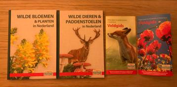 Natuurboeken: Wilde bloemen, dieren, paddestoelen + veldgids