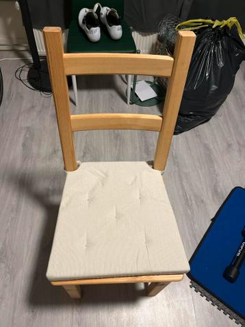 Ikea Ivar stoel - Houten stoel met kussen