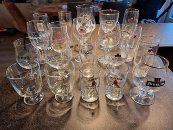 Gratis: Diverse glazen (vooral bierglazen)
