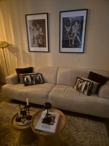 Ecru 4-zits bank gratis af te halen