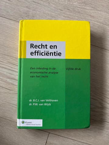 Recht en efficientie - 5e druk
