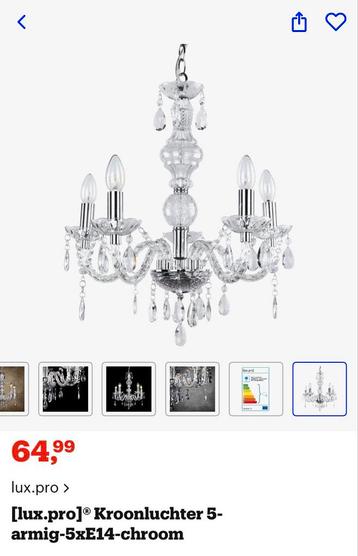 Gratis: 4 Elegante Kroonluchter te koop