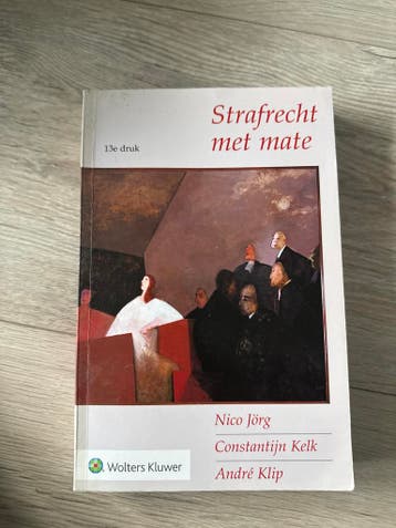Strafrecht met mate - 13e druk