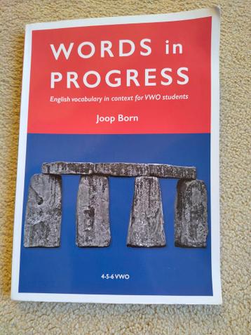 Words in Progress - Workbook English Vocabulary (Joop Born)
