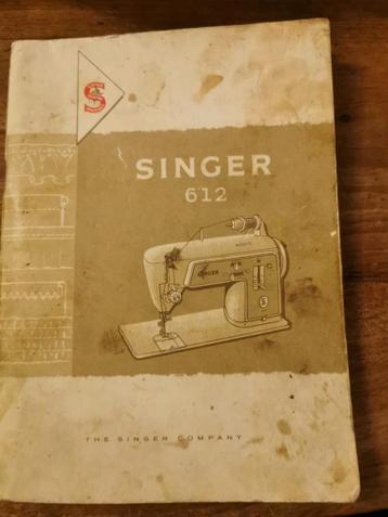 Oud instructieboekje Singer 612