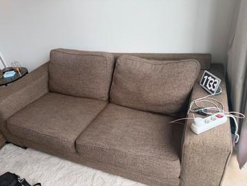 Gratis bruin Bankstel - 2 zits + love seat