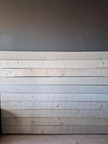 Gratis:Hoofdbord steigerhout, geschikt voor bed 140/160/180