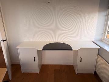 Bureau 210x60 met kastjes