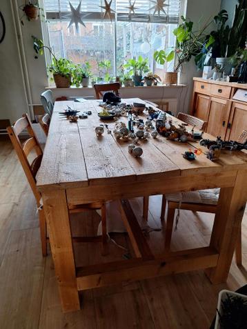 Houten eettafel 200 x 100 cm