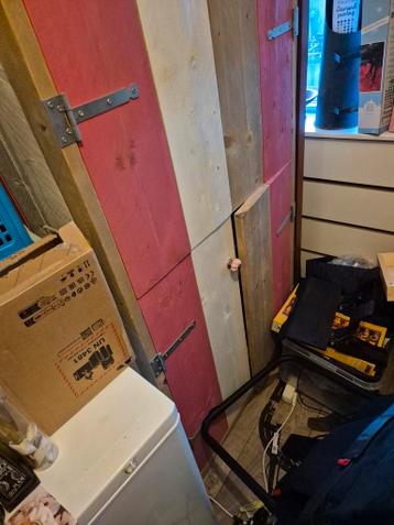 Houten Kledingkast met Kleurrijk Design