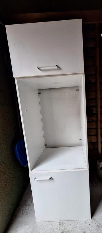 Witte keukenkast voor de keuken of opbergruimte