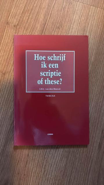 Hoe schrijf ik een scriptie of these?