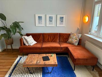 Gratis ophalen: 3,5 zit Duchess Velvet Roest Bank Sissy Boy