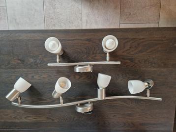 Set van 2 plafondlampen