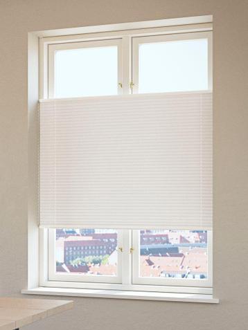 GRATIS Witte Plisse Gordijn 73x130