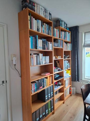 Billy boekenkasten blank eiken