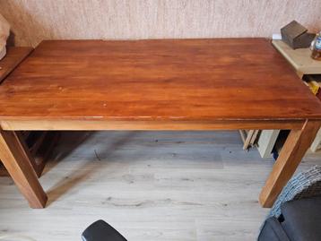 Tafel teak opknappen