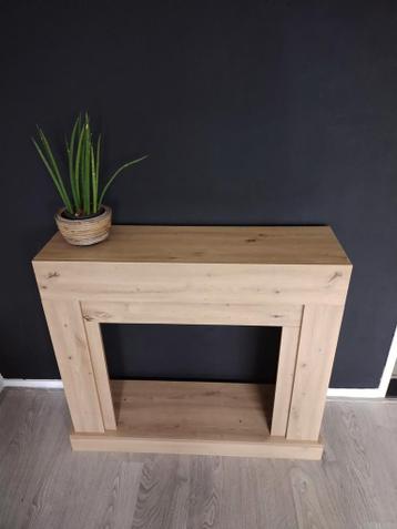 Sierschouw ombouw openhaard/kachel eiken fineer