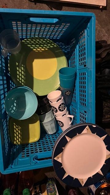 Campingservies vanalles