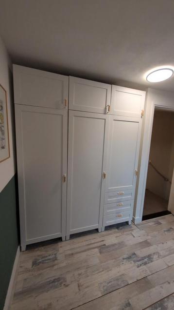 IKEA PLATSA kast met SANNIDAL deuren