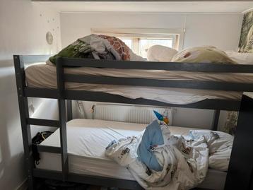 Stapelbed grijs 90x200