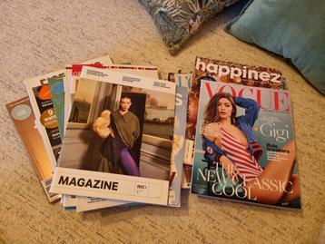 Diverse Tijdschriften - Vogue, Happinez, Architect