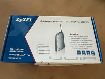Zyxel ADSL2+ WiFi modem 802.11g router switch