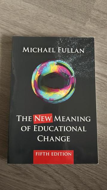 The new meaning of educational change michael fullan