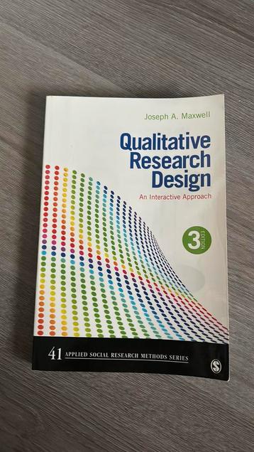 Joseph a Maxwell qualitatieve research design