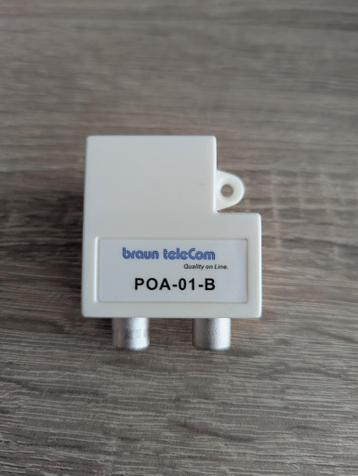 Coax splitter + coax kabel