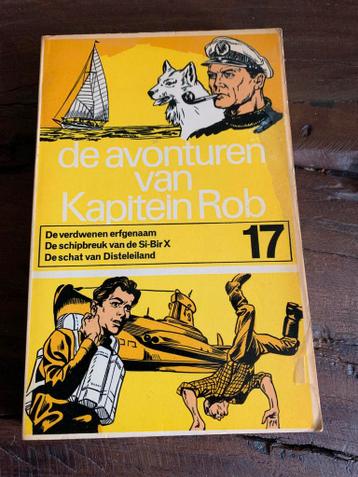 Oud stripboek van kapitein rob.