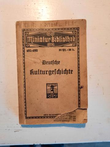 Oude Miniatuur Bibliotheek - Deutsche Kulturgeschichte
