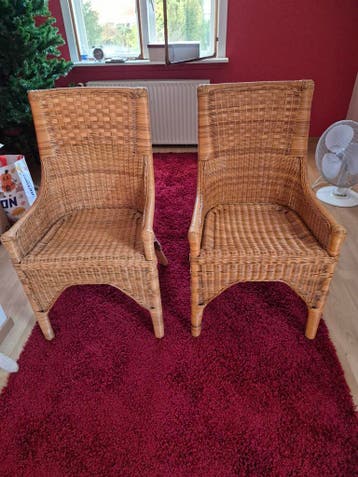 Rotan Stoelen - Set van 2
