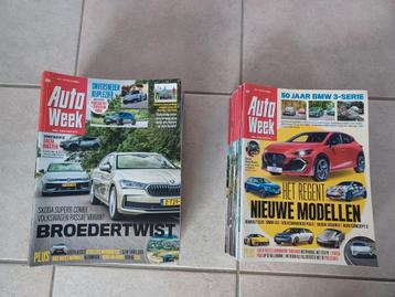 Autoweek 2024 -2025. Ong. 50 stuks.