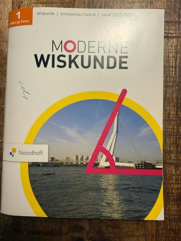 GRATIS Antwoordenboek Moderne Wiskunde vmbo gt havo