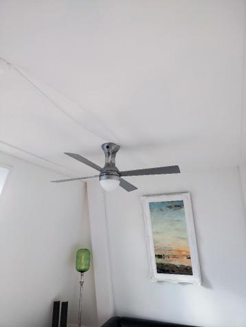 Plafond ventilator met afstandbediening en verlichting