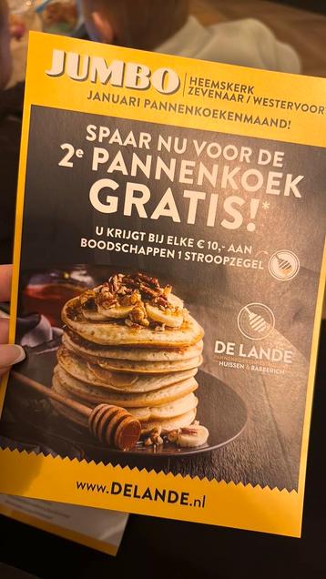 Pannenkoeken zegels jumbo zevenaar
