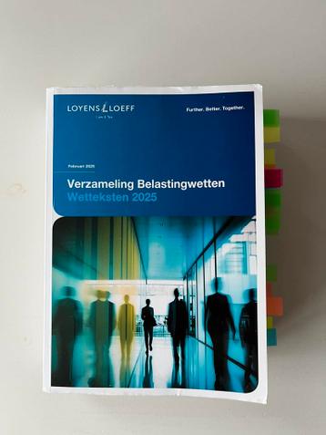 Belastingwetten wettenbundel 2025 fiscale economie